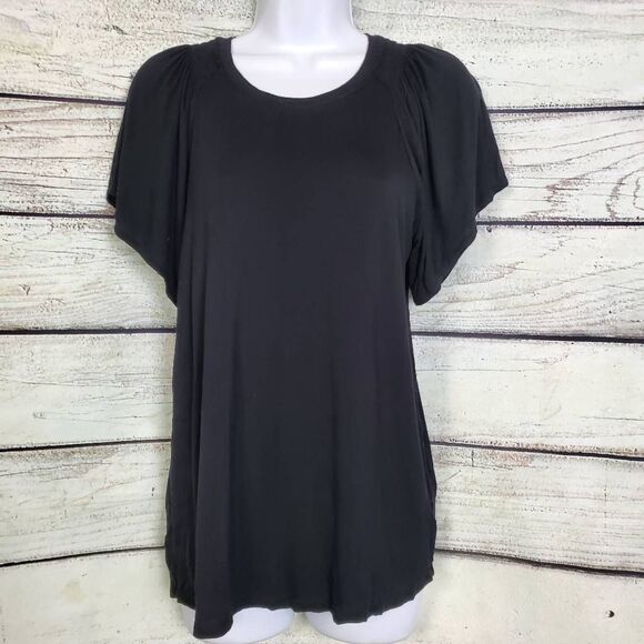 Maurices Women’s Black Short Sleeve Top Size M - Picture 1 of 7